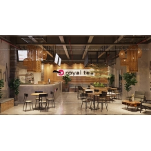 Thiết kế quán trà sữa Royal tea – Vũng Tàu